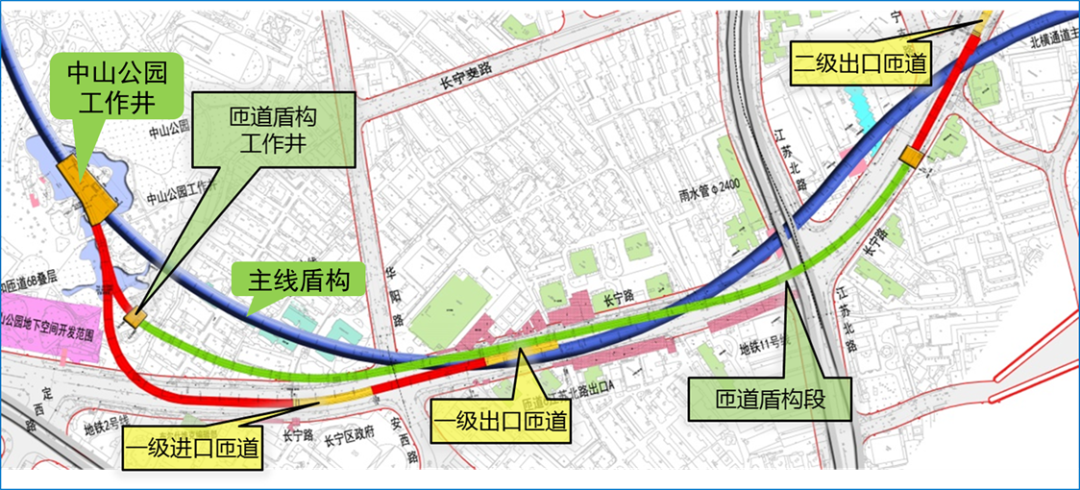 上海北横通道规划图图片