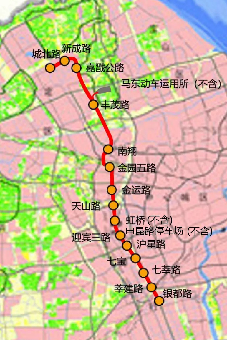 嘉闵线地铁线路图上海图片