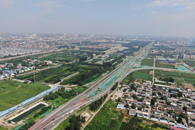 石家莊復興大街正定迎旭門隧道段保通路順利建成通車-資訊-隧道網