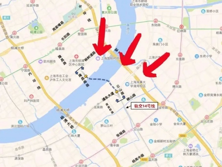 隆昌路隧道图片