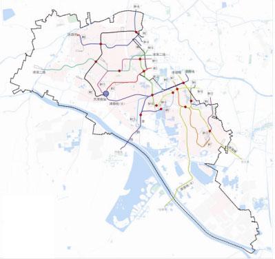 天津西青區軌道交通線網規劃徵求意見3條市域線12條城區線連成網